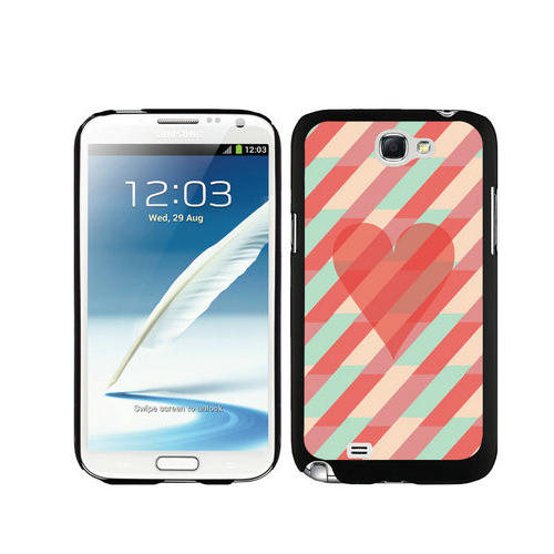 Valentine Colorful Love Samsung Galaxy Note 2 Cases DOW | Women - Click Image to Close